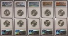 2020 W Samoa Weir Salt Marsh Tallgrass 5 Set Quarter 25c NGC MS 65 Privy V75