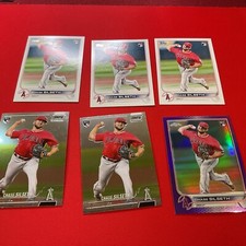 Chase Silseth (6 cards) MLB Trading Card Lot