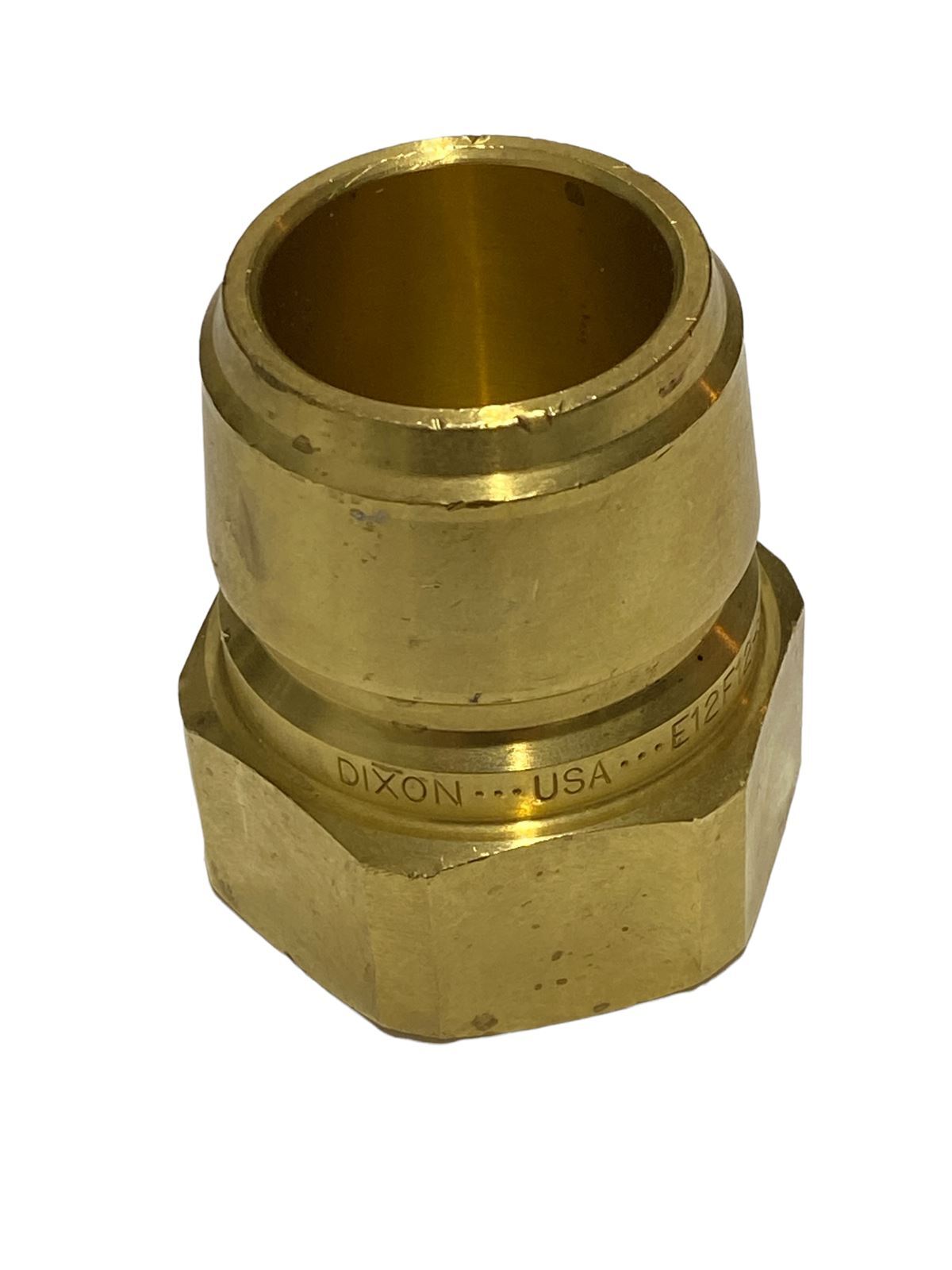 DIXON,  E12F12-B  Valve Brass E-Series Quick Disconnect 1-1/2