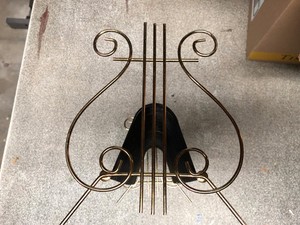 Vintage-Wire-10-034-Record-Holder-Stand-for-LPs-and-45-039-s