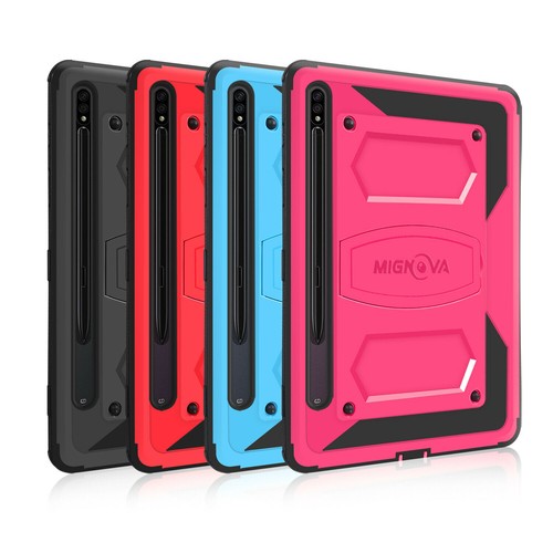 Shockproof Hard Rugged Case with stand for Samsung Galaxy Tab s7 FE s8 plus New - Picture 2 of 25