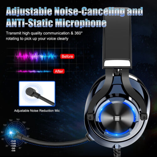 EKSA E3000 Gaming Headset with RGB light - Picture 7 of 8