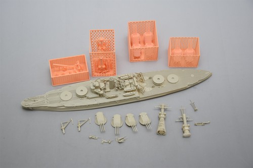 G-146 1/700 Pennsylvania battleship 1920 resin 3D printed red wax model - Picture 8 of 14