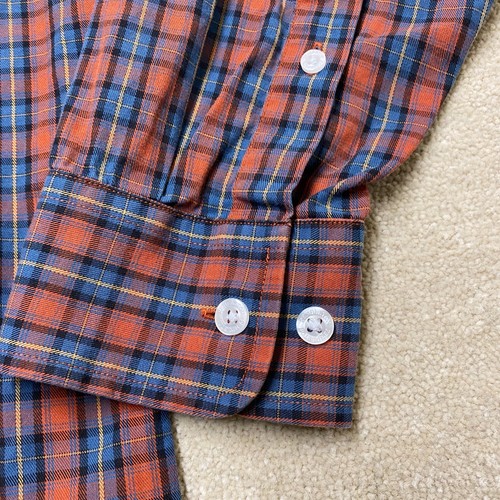Pendleton Hemd mit Knopfleiste Medium orange blau Herren kariert kariert "Bridgeport" - Bild 2 von 13