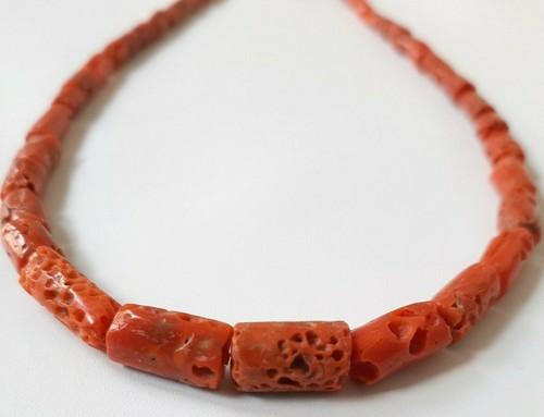 Naturel Italie Corail Rouge Perles Fait Main Méditerranéen Perles,Undyed non - Bild 7 von 9