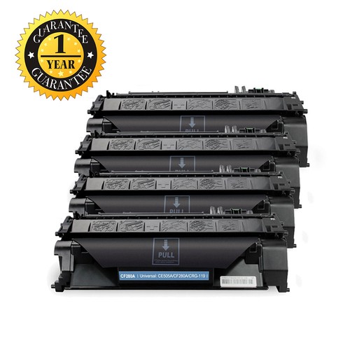 4PK CF280A Laser Toner Cartridge for HP LaserJet Pro 400 M401n M401dne M425dn - Picture 1 of 8