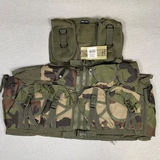 Mil-Tec 9-pocket Tactical Vest CCE Woodland Camo