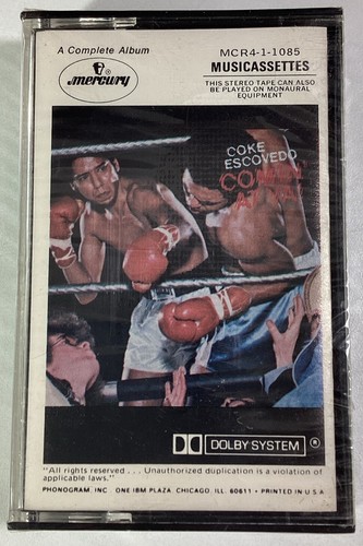 Coke Escovedo Comin’ At Ya Cassette Tape 1976 NOS SEALED Very Rare Mercury Dolby
