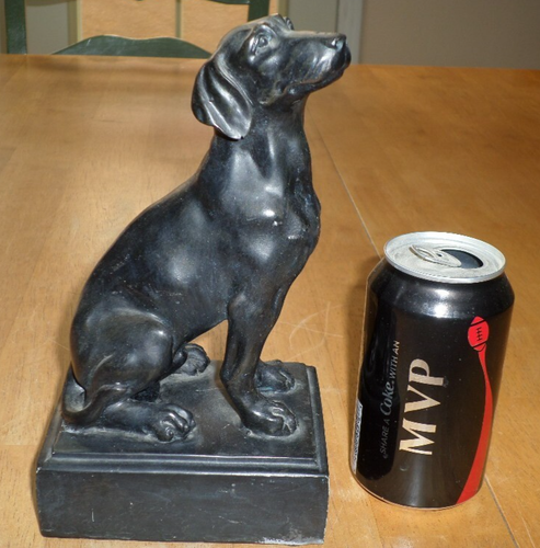 Labrador Retriever, RESIN MATERIAL Statue / Sculpture Dog, [#9" TALL] Vintage - Picture 1 of 13