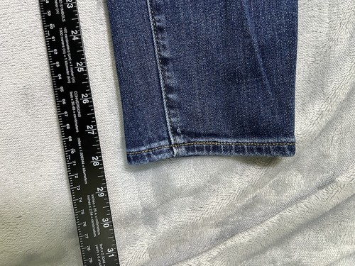 Levis Jeans Damen 31 Blau 721 High Rise Skinny Ankle Distressed Stretch Denim - Bild 6 von 17