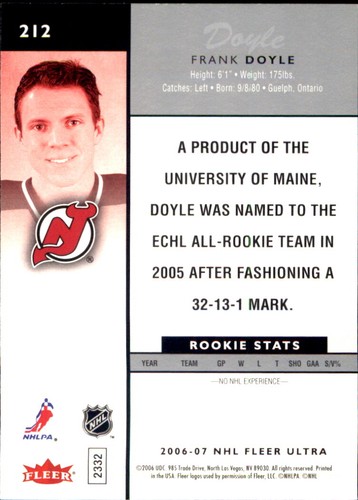 2006-07 Fleer Ultra NHL Hockey SPs RCs Inserts Stars VOUS CHOISISSEZ 🥅🏒 Upper Deck - Photo 32 sur 249