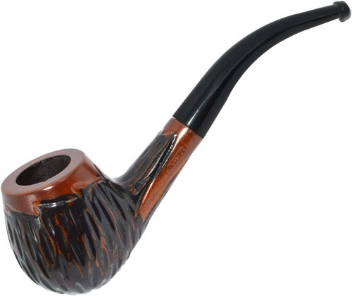 Drekis Pipes Pipa da fumo in palissandro naturale, fatta a mano in legno forma di brandy - Foto 2 di 4