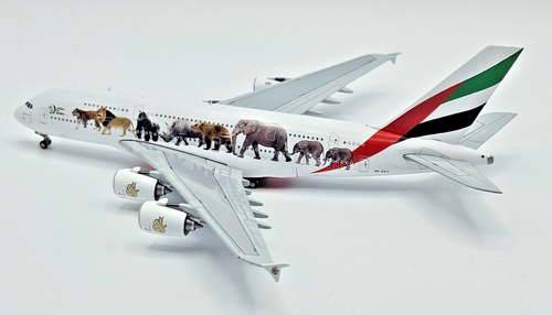 Emirates Airbus A380-800 GeminiJets 1/400 Wildlife Limox 1663 Reg A6-EEQ - Photo 12 sur 13