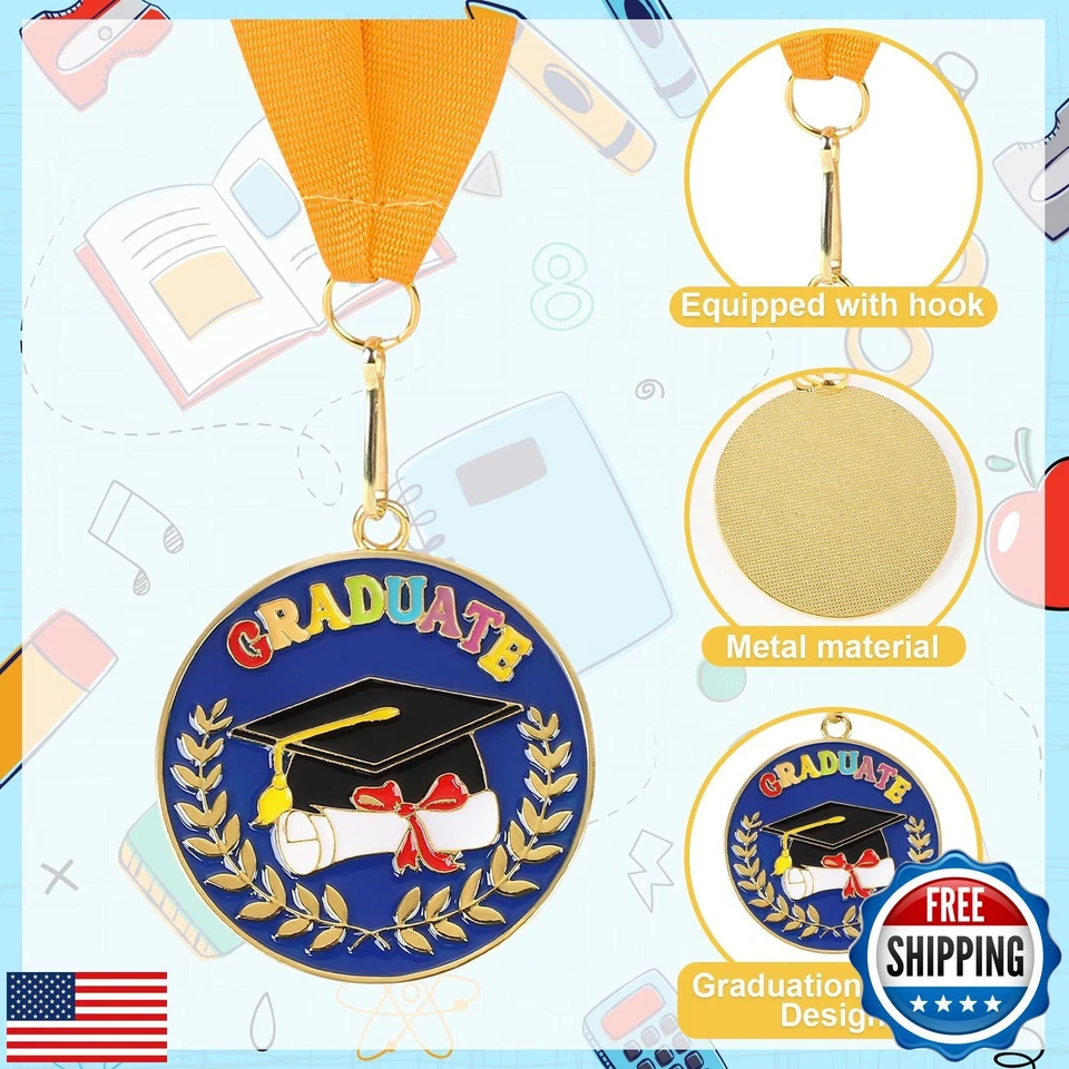 Medalla de graduación de jardín de infantes para niños preescolar preescolar premio de graduación medalla Foto 3 de 4