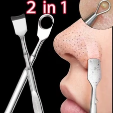 New Premium Comedone Remover Tool Blackhead Extractor Acne Pimple Blemish Tool