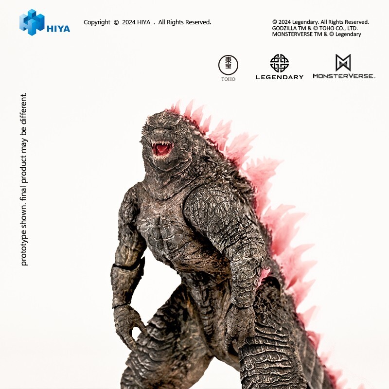 HIYA18cmBASICシリーズ Evolved Verゴジラ EBG0412 HIYA EBG0412 Godzilla vs Kong The New Empire 18CM Action