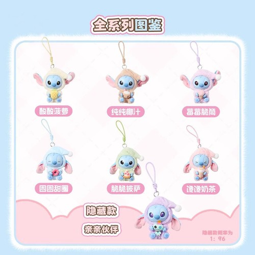 2025 Stitch Eat Something Before Sleep Series Vinyl Figur Confirmed Blind Box - Bild 3 von 20