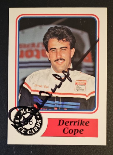 DERRIKE COPE AUTOGRAPHED 1988 MAXX ROOKIE CARD #34 !!! - Picture 2 of 3