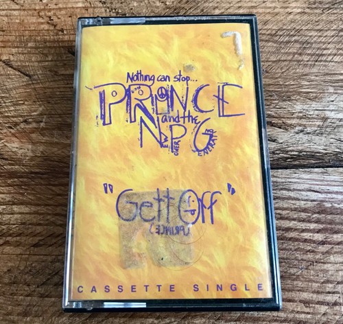 PRINCE CASSETTE SINGLE GETT OFF 1991 UK JEWEL CASE 2 TRACK CASSETTE 1991 W0056C - Picture 2 of 6