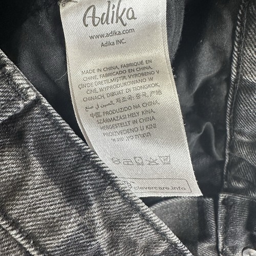 Adika Denim Jeans Checker Board High Rise Womens Size M - Picture 4 of 8