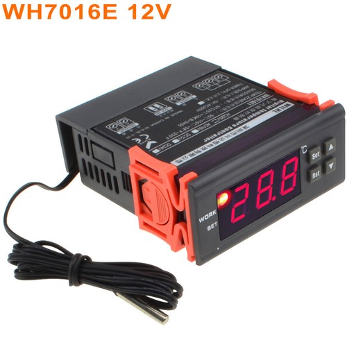 Regolatore di temperatura elettronico digitale 12V/24V/110V/220V WH7016E termostato - Foto 7 di 14