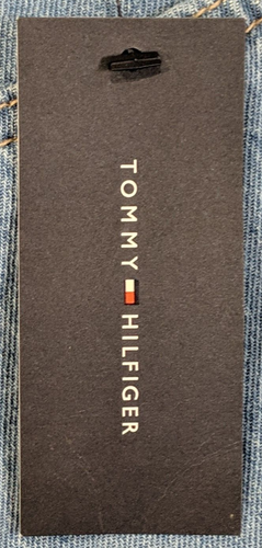 TOMMY HILFIGER Boy's Jean Shorts size 16R Two Tone Adj Waistband 100% Cotton NWT - Picture 8 of 19