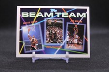1992 Topps Basketball Beam Team #6 David Robinson, Scottie Pippen, Jeff Malone