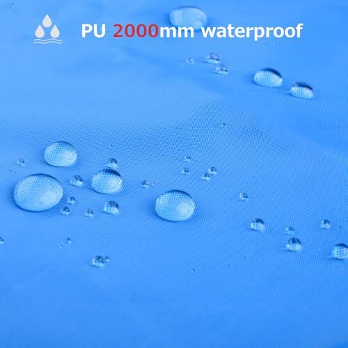 Azarxis Hammock Camping Tarp Rain Fly, Waterproof Tent Footprint Shelter  - Picture 4 of 7