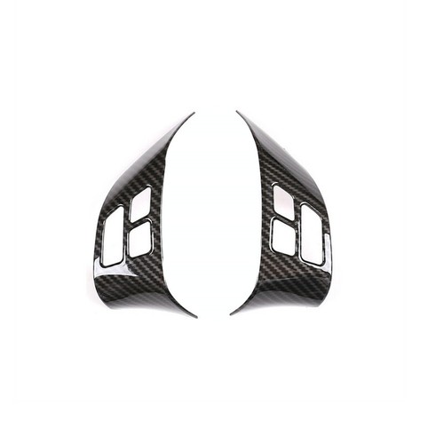 Carbon Fiber Color Car Steering Wheel Buttons Frame For BMW 3 Series E90 X1 E84 - Picture 3 of 6