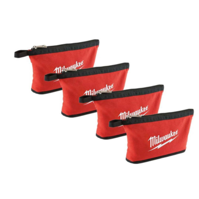 12 in. Red Zipper Tool Bag (4-Piece) 12 in. Red Zipper Tool Bag (4-Piece)