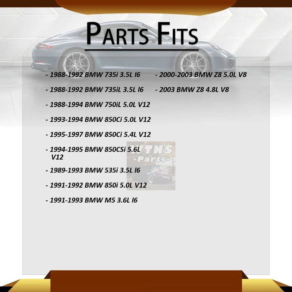 Anclaje de montaje de motor delantero 2 piezas para BMW 850Ci 1993-1994 5,0 L Foto 2 de 4