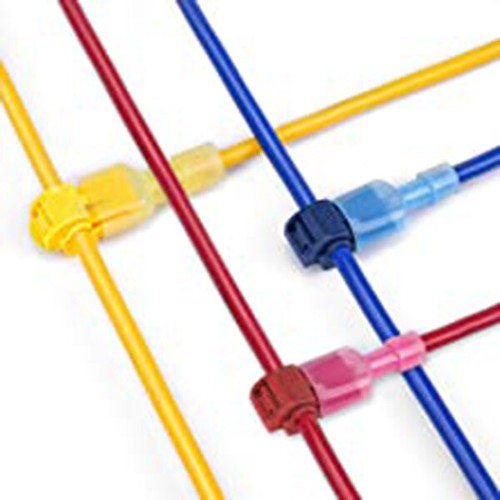 Kit combinado de conectores de terminales de cable de empalme rápido 240 piezas aislados 22-10 AWG - Imagen 7 de 15