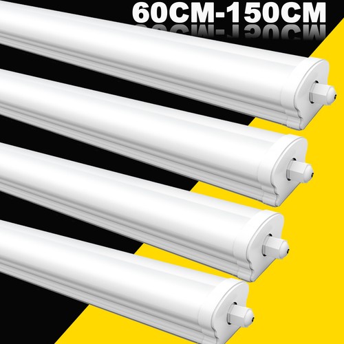 60/120/150cm LED Röhren Feuchtraumleuchte Werkstatt Garage Lampe Deckenleuchte - Bild 2 von 21