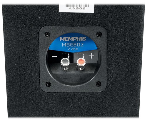 Memphis Audio MBE8D2 700w RMS Dual 8" Loaded Car Subwoofers in Sub Box Enclosure - Picture 5 of 6