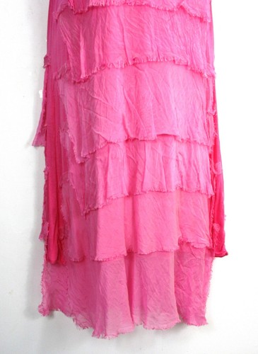 Damen Lagenlook 100% Seide (Ruffles) 95% Viskose (Basis) Kleider Onesize: Normal - Bild 96 von 104