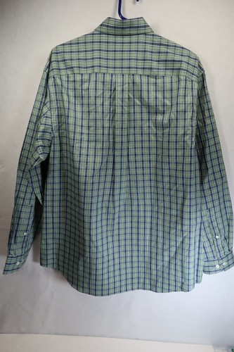 Duluth Trading Shirt Mens Sz L Plaid Wrinkle Fighter Button Plaid Casual NEW - Picture 7 of 8