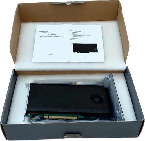 Highpoint SSD7103 Nvme 4x Schnell 32Gbps Bootable M.2 ( 3.0 x16 Raid Kontrolleur - Bild 12 von 14