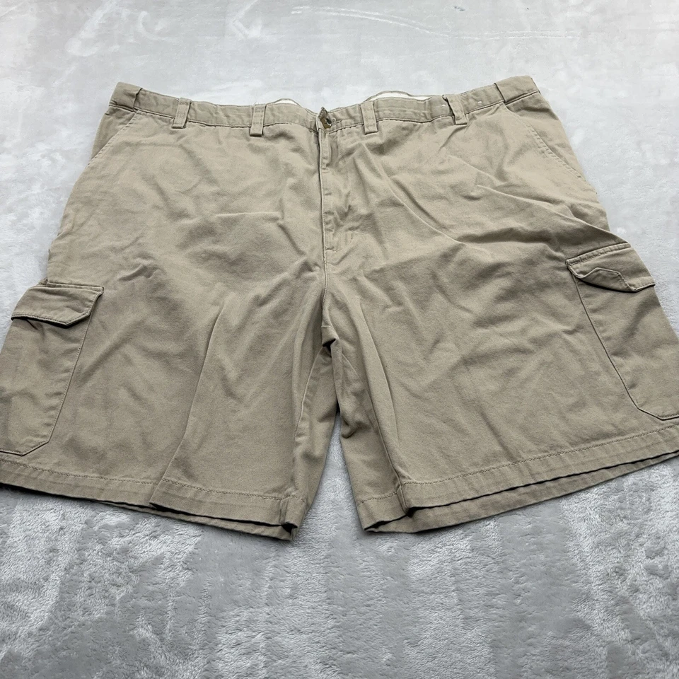 Pantalones Cortos De Colección Geoffrey Beene Para Hombres 48 Beige Carga Pantalones Cortos Y2k Big Man Etiqueta 50 Foto 2 de 4