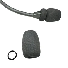 2pk Headset Microphone Windscreen Mic Muff Foam Cover Bose David Clark CVC Pilot
