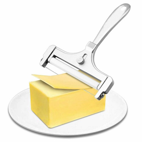 Hard Cheese Slicer Adjustable Stainless Steel Wire Cutter Kitchen Cooking Tool - Picture 9 of 13