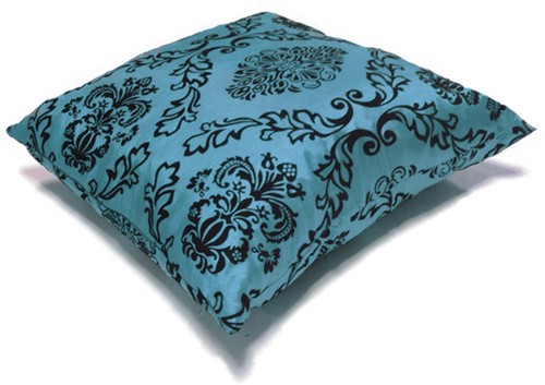 Cushion Cover New Decorative Decor Throw Sofa Pillow Case Velvet Flock 17" x 17" - Picture 3 of 14