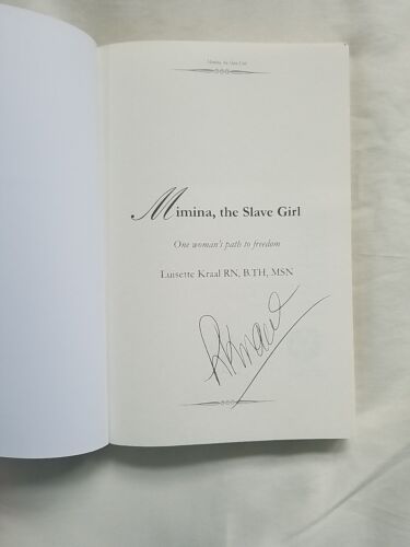 SIGNED Mimina the Slave Girl by Luisette Kraal Saved to Serve Ministry NAAM - Picture 2 of 6
