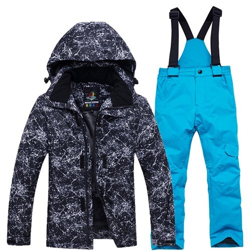 Russian Winter Children' Ski Suit Girls Snowboarding Sets Waterproof SportsWear - Picture 22 of 29