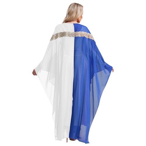 Mujeres Bata Vestido Largo Boda Caftán Elegante Juegos con disfraces Encubrimiento Carnaval Fiesta - Imagen 42 de 100