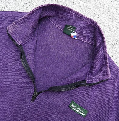 Rare early 90s USA made Manastash hemp half zip jacket MANASTASH  