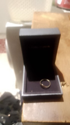 Fine Square Signet Ring Engraved 375 size K 9ct Solid Yellow Gold - Picture 2 of 7