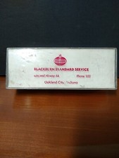 VINTAGE BLACKBURN STANDARD SERVICE STATION PROMO FIRST AID KIT OAKLAND CITY, IN