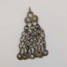Vintage Kashmiri Tribal Pendant DIY Jewelry Supplies (17494)