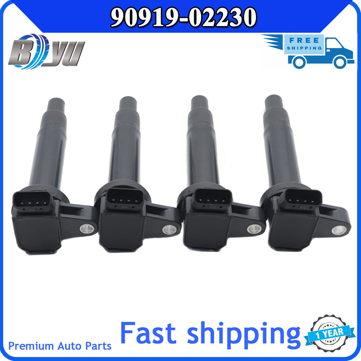 New 4x Ignition Coil For LEXUS GS430 GX470 LS430 TOYOTA 4RUNNER 90919-02230 