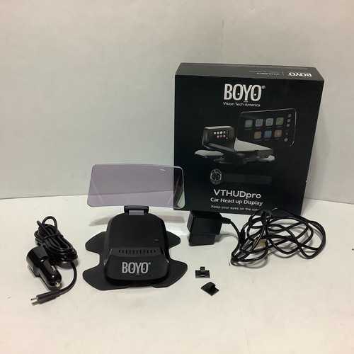 BOYO Head-up Display Vision Tech America #VTHUDPRO NO REMOTE AS-IS